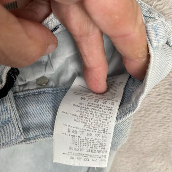 Levis Silvertab Woman's Jeans Size 8 Regular Light Wash 100% Cotton High Rise - Picture 12 of 16